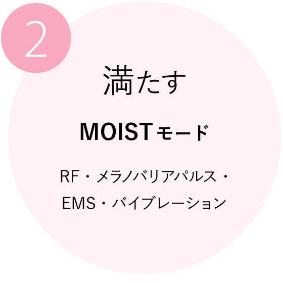 満たす MOISTモード