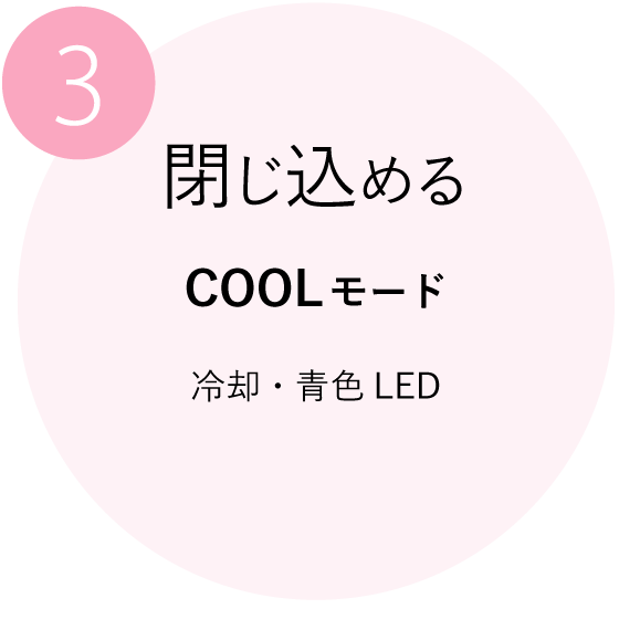 閉じ込める COOLモード