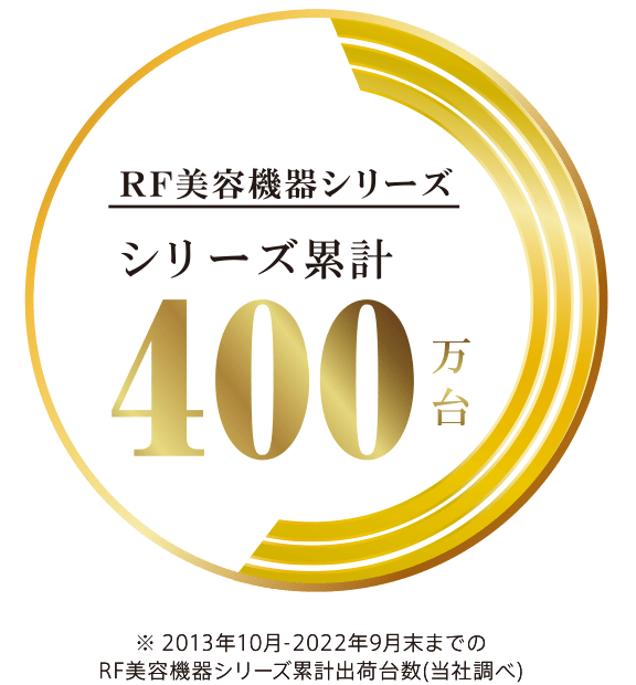 シリーズ累計販売台数 累計400万台突破