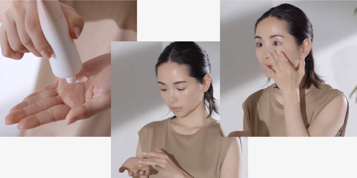フローレスセラム ホワイト使用イメージ
