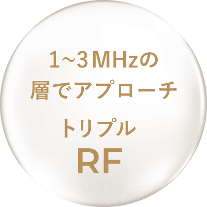1〜3MHzの層でアプローチ トリプルRF