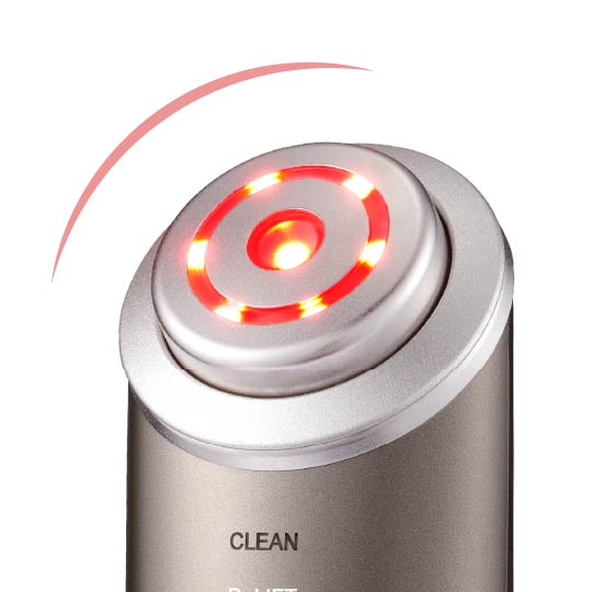 柔らかな丸みのフラットな電極