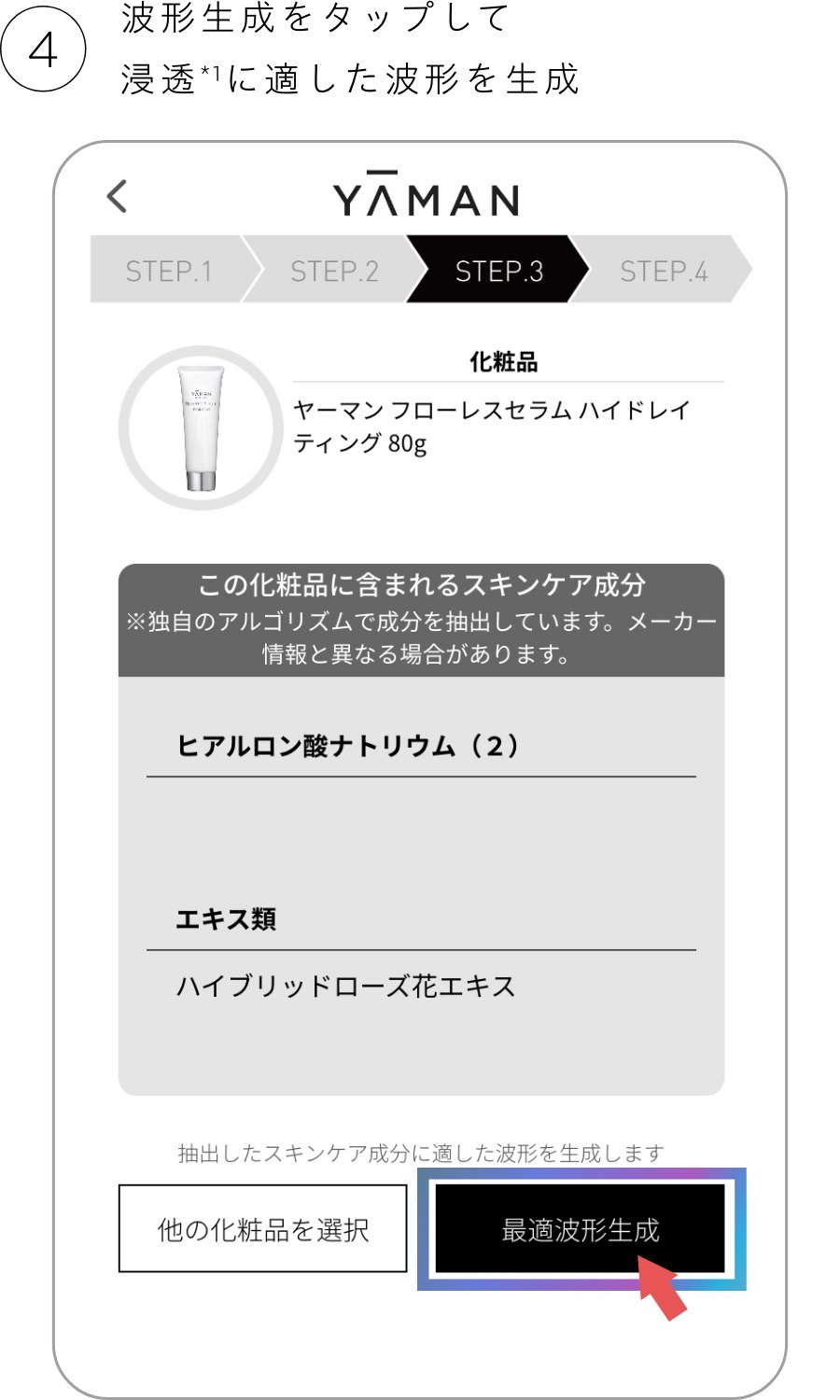 スキンケア化粧品で肌を整えます